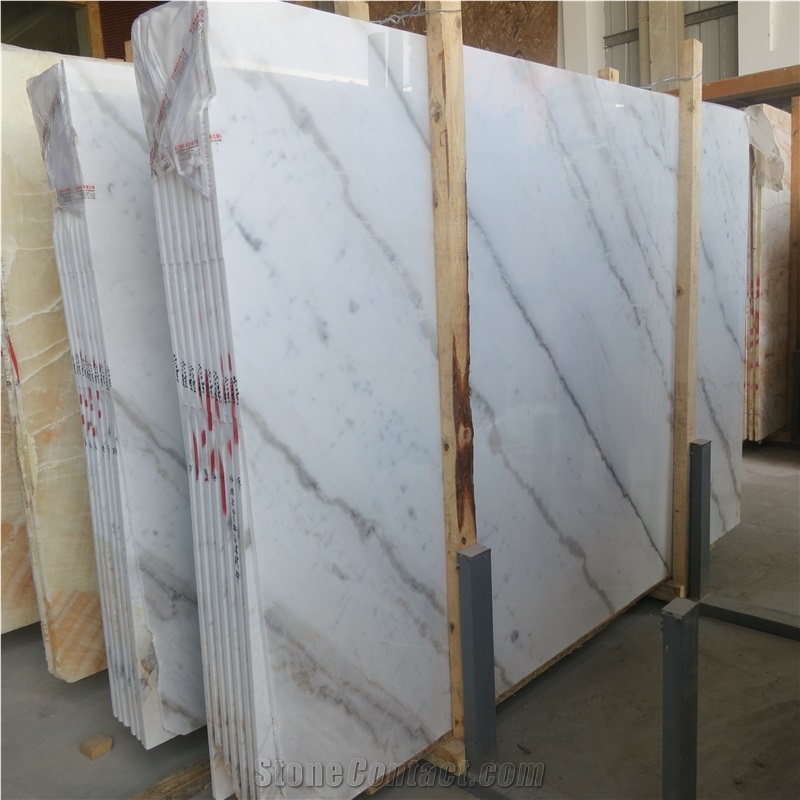Athens White Marble Slabs/Tile,Wall Cladding/Cut-To-Size for Floor Covering,Interior Decoration Indoor Metope, Stage Face Plate, Outdoor Metope,, High-Grade Adornment