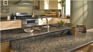 Baltic Brown Granite Countertop,Kitchen Worktops,Kitchen Desk Top,Brown Granite