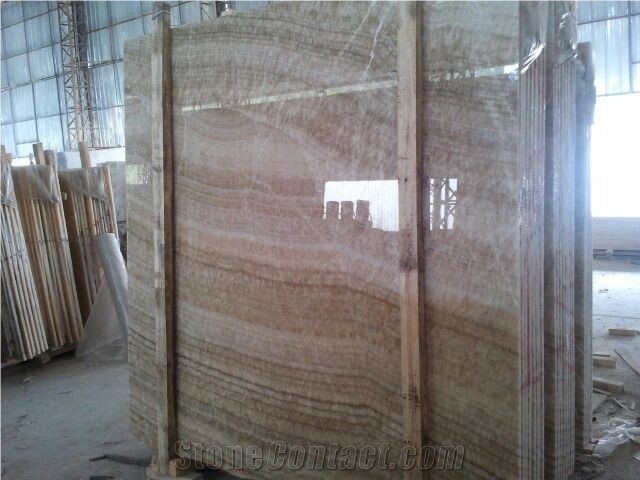 Brown Onyx -Vein Cut Slabs/Tile,Wall Cladding/Cut-To-Size for Floor Covering,Interior Decoration Indoor Metope, Stage Face Plate, Outdoor Metope