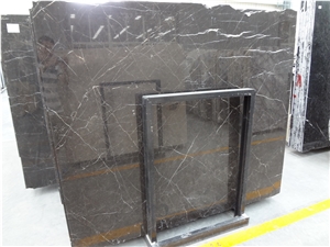 Brown Tine Polished Marble Tiles & Slab & Flooring ,Dark Brown Marble