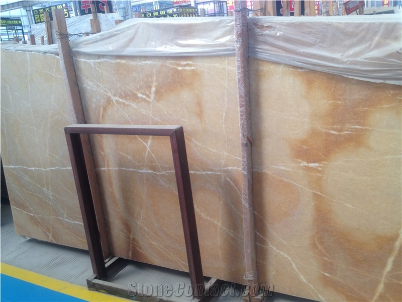 China Honey Onyx Slab & Tiles & Background & Wall Covering & Stair.Yellow Polished Onyx