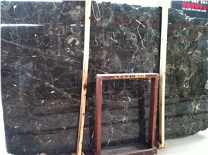 Chinese Dark Emperador Marble Slab & Tiles &Wall Covering & Floor Covering Tiles & Bathroom Walling,Black Polished Marble