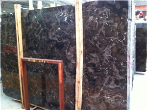 Chinese Dark Emperador Marble Tiles & Slabs, China Brown Marble