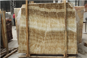 Coffee Onyx Tiles & Slab & Wall Covering &Floor Covering,Cutting for Used for Countertops with Lighting