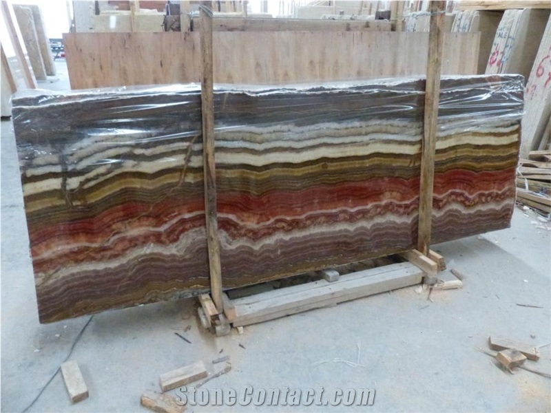 Fantasitico Onyx Polished Tiles,Slab,Wall Covering,Floor Covering,Stone Flooring,Background,Interior Decoration,China Multicolor Onyx