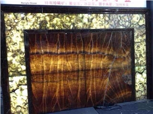 Golden Onyx Polished Big Slab for Background,High Quality and Competitive Price Wall&Floor Covering