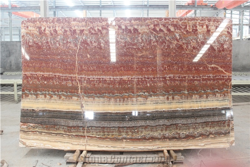 High Quality Ruby Onyx Polished Tiles &Big Slab,Competitive Price Wall&Floor Covering