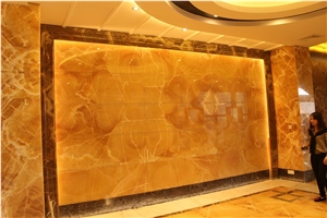 Honey Onyx Composite Slabs/Tile,Wall Cladding/Cut-To-Size for Floor Covering,Interior Decoration Indoor Metope, Stage Face Plate, Outdoor Metope,, High-Grade Adornment. Component. Lavabo.