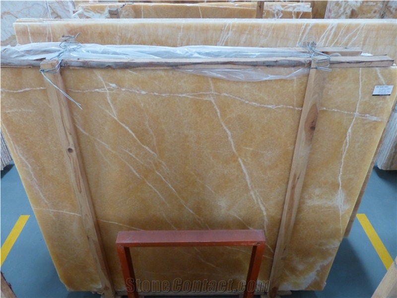 Honey Onyx Slab,Polished Surface,Orange Onyx,China Natural Stone