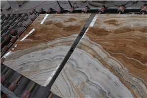 Multicolor Wooden Onyx Slab ,Wall Covering & Floor Covering&Wall Tiles &Back Ground &Bar Top & Table Top