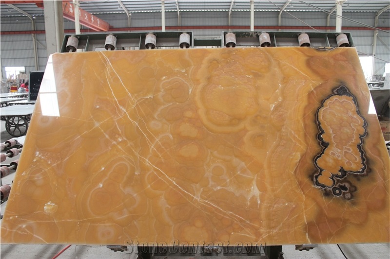 Orange Agate Onyx Marble Slab & Wall Covering & Floor Covering & Background & Wall Tiles ,Room or Table Decoration
