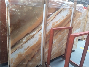 Orange Onyx Marble Slabs/Tile,Wall Cladding/Cut-To-Size for Floor Covering,Interior Decoration Indoor Metope, Stage Face Plate, Outdoor Metope