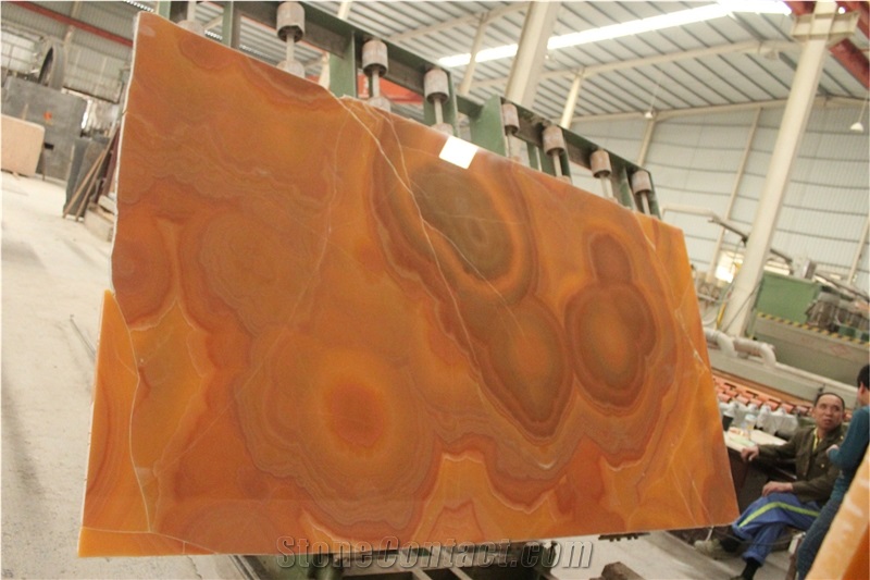 Red Onyx Slabs & Wall Tiles & Wall Covering & Floor Covering &Background & Tv Desk Ground &Table Top,High-Grade Decoration