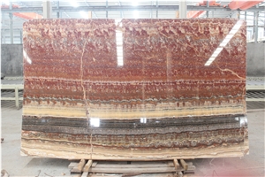 Ruby Onyx Slab & Background & Table &Floor Covering & Wall Covering ,China Red Onyx