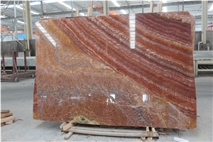 Ruby Onyx Slabs/Tile,Wall Cladding/Cut-To-Size for Floor Covering,Interior Decoration Indoor Metope, Stage Face Plate, Outdoor Metope