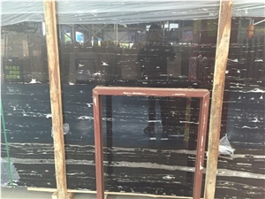 Silver Dragon Marble Slabs & Tiles,China Cheap Black Marble for Paving, Flooring, Wall Cladding, Other Interior & Exterior Decoration