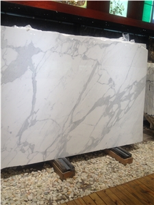 Statuarietto Marble,Snow Flake White,Italy White Marble Slab,Covering,Derocation,Polished Surface