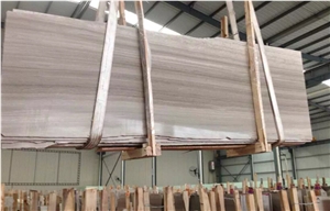 Wood Grain White Marble Slabs & Tiles,China Cheap White Wooden Marble for Paving,Flooring,Wall Cladding, Other Interior & Exterior Decoration