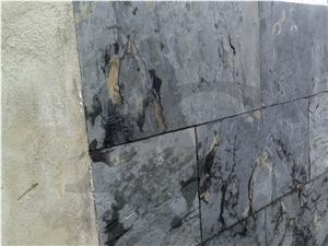 Grey Beauty Slate for Flexible Stone Veneer, Silver Grey Slate Tiles & Slabs for Stone Veneer