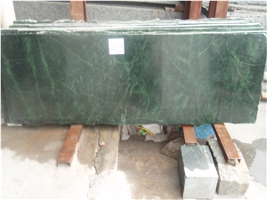 Big Flower Green Marble Tiles & Slabs, China Green Marble