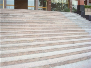Cheap Red Granite Stairs,Risers and Steps