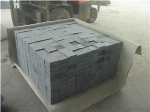 China G654 Block Top Side Flamed Paving Stone for Outside Pave and Inside Decorations