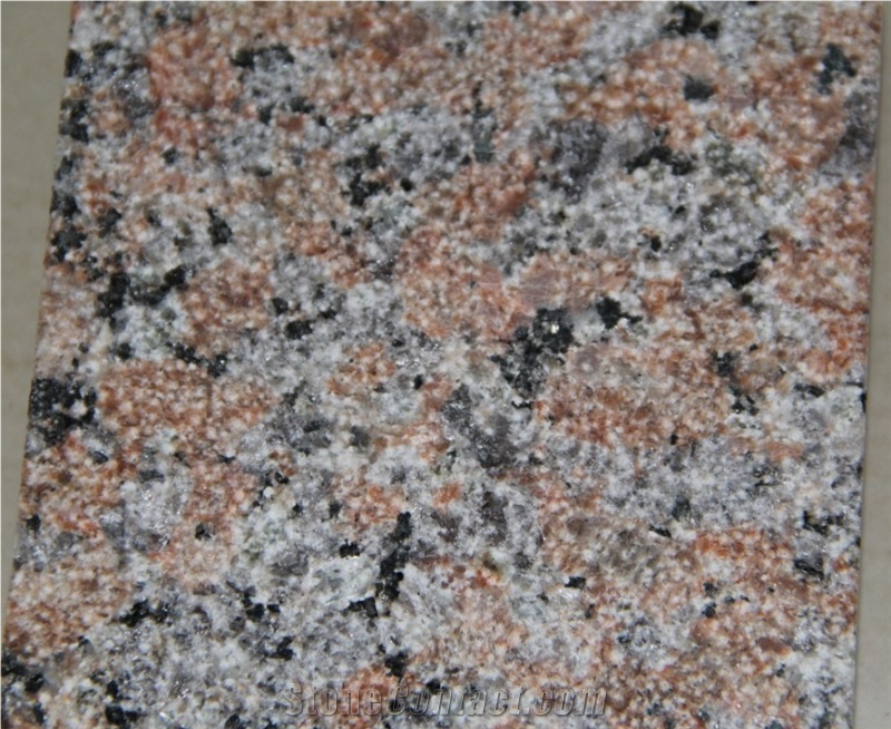 G562 Maple Red Granite Bush Hammered Tile,For Wall Covering & Floor Covering