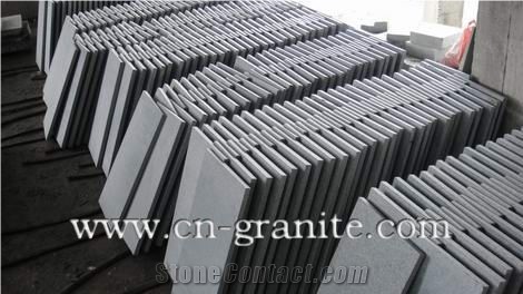 G654 Top Surface Flamed& Medium Brushed,Granite Tile,Granite Cut-To-Size Flooring