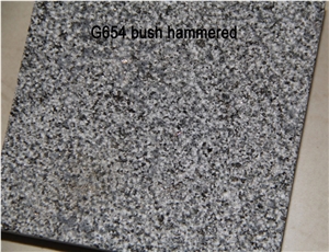 Granite G654 Bush Hammered Tile, G654 Granite Tiles