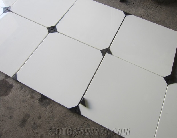 White Nanoglass Tile 600x600x18mm