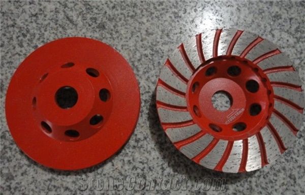 Diamond Turbo Cup Wheels with Steel for Grinding Stone