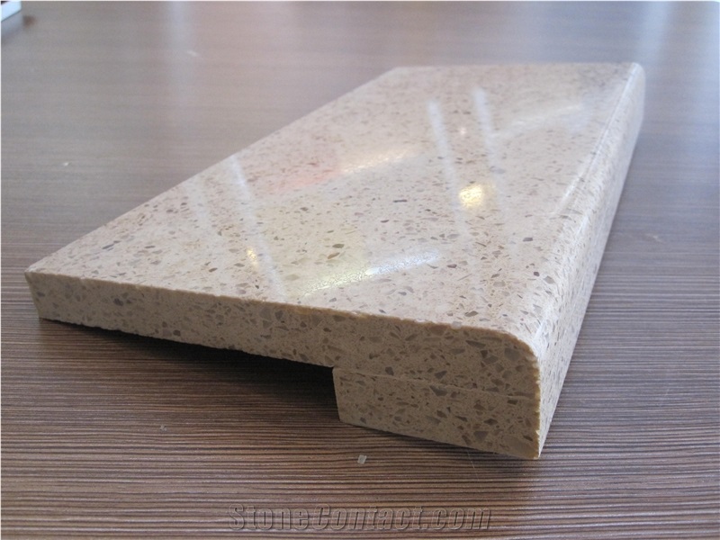 Chemical and Stain Resistant Corian Stone Polished Surfaces with Finishing Bullnose Edge Size 3000mm*1400mm for Kitchen Countertop Bathroom Countertops