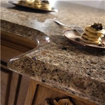Cradle-To-Cradle,Nsf and Greenguard Certified,Wholesaler Of China Man-Made Quartz Stone Brown Contertops, Mainly and Widely Used in Kitchen, Bathroom, Bar, School, Hospital and Other Public Place Proj