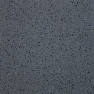 Dark Grey Chinese Engineered Quartz Stone Slabs Resistant to Scratch, Chemicals and Stain