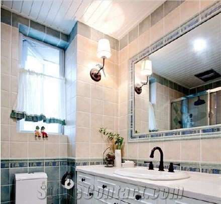 Environmentally-Friendly Non-Porous Bathroom Countertop