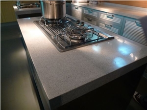 Free Maintenance Engineered Stone Slab Resistant to Bacteria and Chemicals, Perfect Choice for Kitchen and Island Tops