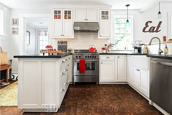 Kitchen-Counter Upgrade,A Cozy Kitchen with Easy-Care Countertop,Minus the Maintenance,Standard Sizes 126 63 and 118 55