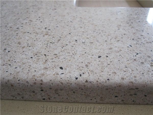 Wholesaler Of Man-Made Quartz Stone Grey Slabs, Qualified for European Standards,More Durable Than Granite,For Building&Flooring Especially for Reception Countertop,Work Tops,Reception Desk,Table Top 