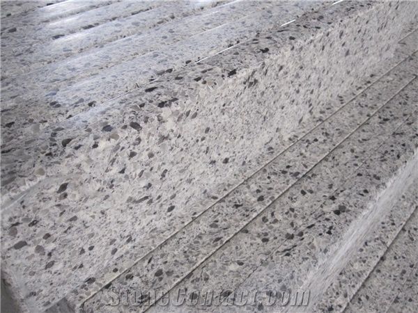 Wholesaler Of Man-Made Quartz Stone Grey Slabs, Qualified for European Standards,More Durable Than Granite,For Building&Flooring Especially for Reception Countertop,Work Tops,Reception Desk,Table Top 