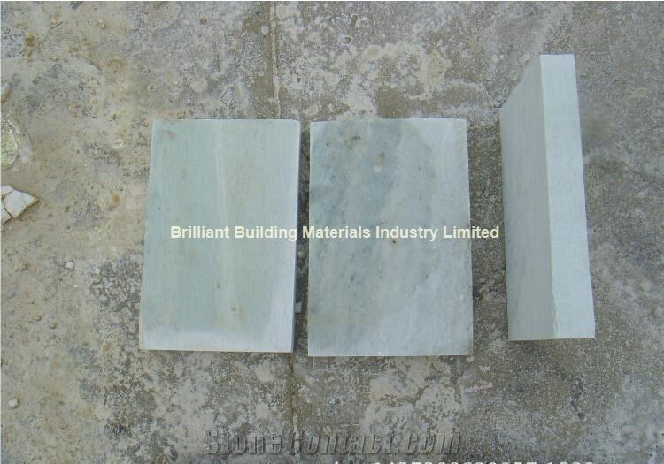 China Ming Green Marble Paving Stone, Green Marble Kerbstone