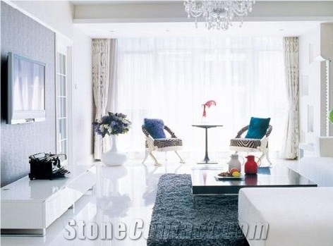 Artificial White Stone for Room Floor Decoration