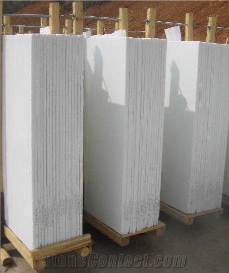 China Factory Pure White Nano Crystal Artificial Marble Slab for Sale