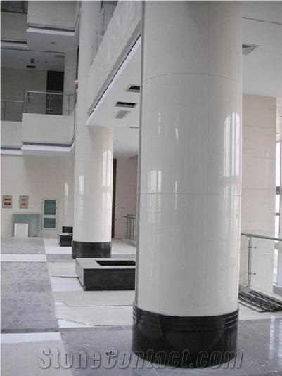 High Quality Decorative Glass Columns,Crystallized Stone Column