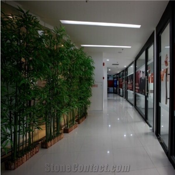High Quality Snow White Building Material Nano Crystallized Glass Stone for Interior and Exterior Decoration Floor Tiles