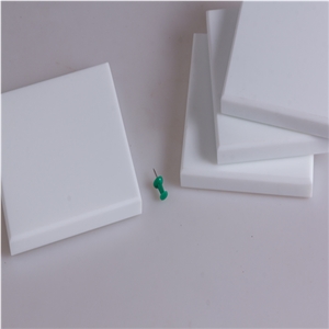 Pure White Artificial Man-Made Marble Interior Wall Tiles