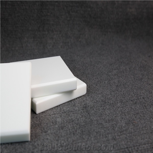 Super White Floor Tiles Micro Crystallized Stone Tiles