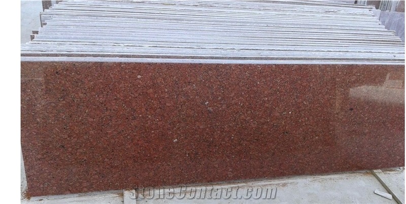New Imperial Red Granite Slabs & Tiles, India Red Granite, Flower Red Granite