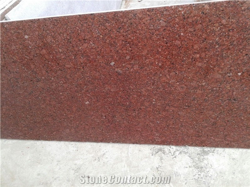 New Imperial Red, Imperial Red, Flower Red Granite Blocks