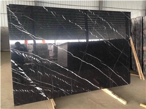China Black Marquina Marble Products Slabs & Tiles
