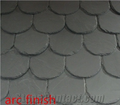 China Black Slate Roofing Slabs & Tiles
